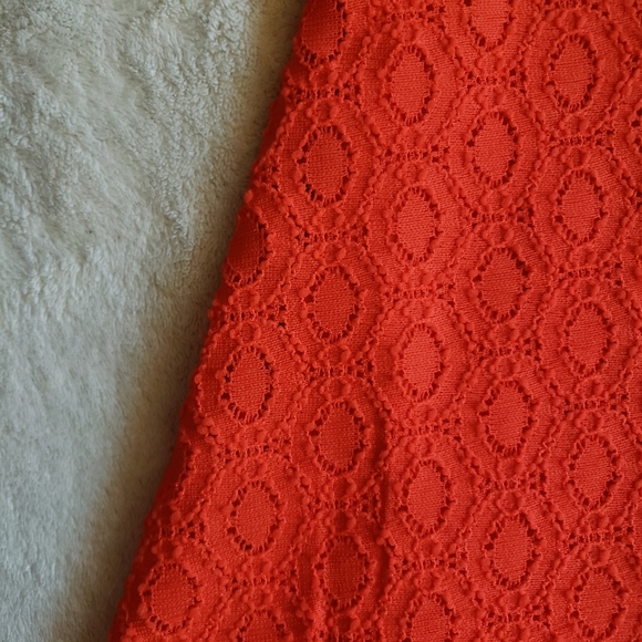 Sleeveless Bright Red Fit n Flare Dress Dana Buchman - Picture 11 of 14